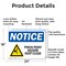 Signmission Pinch Point Hazard Keep Clear OSHA Notice Sign, Aluminum, 24in W x 18in L, 2PK OS-2PACK-NS-A-1824-L-17287 - alternate 4
